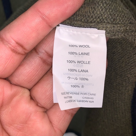 J. Crew | 100% Wool Green Tillie Sweater - Picture 5 of 6